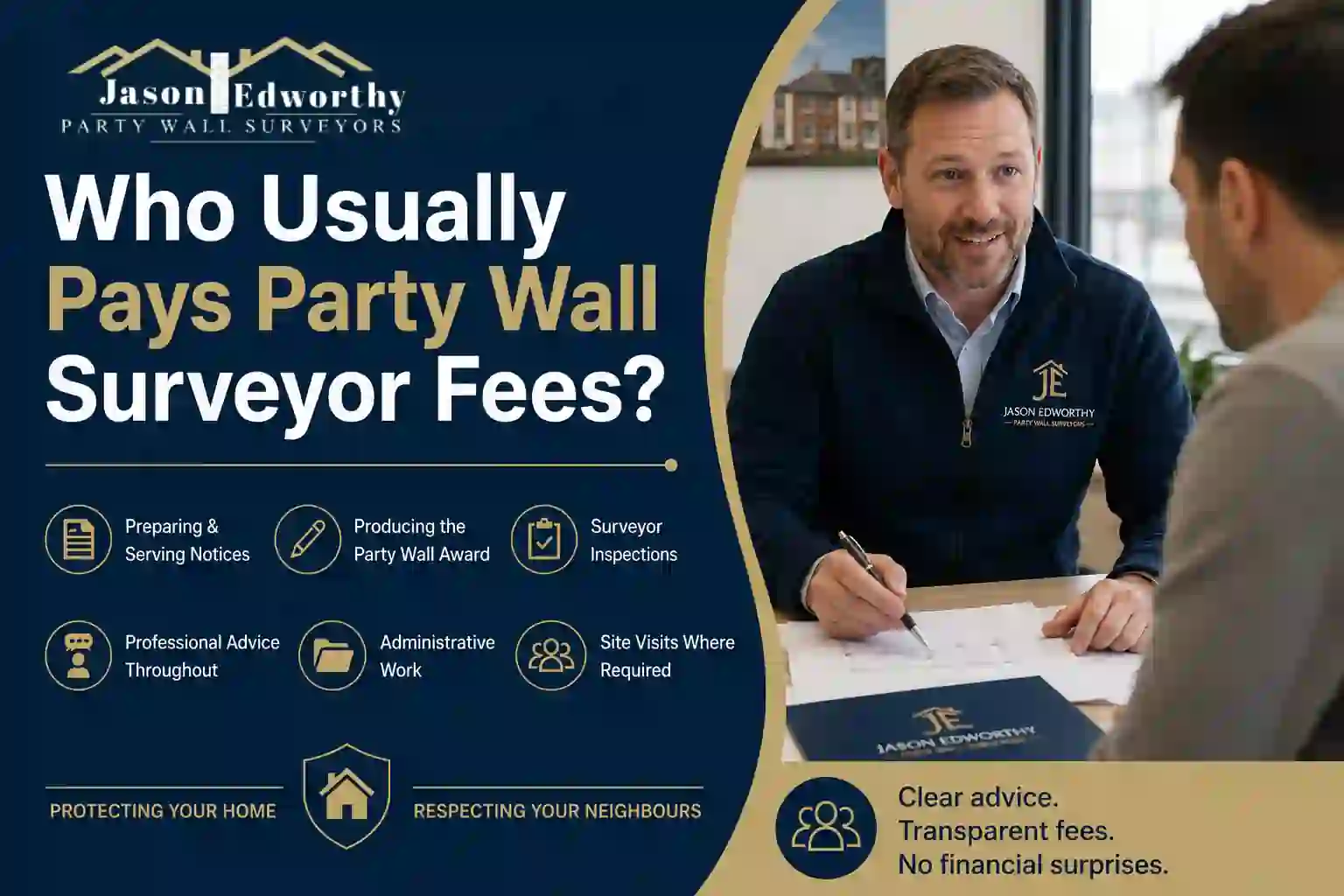 Who Usually Pays Party Wall Surveyor Fees West Bridgford?